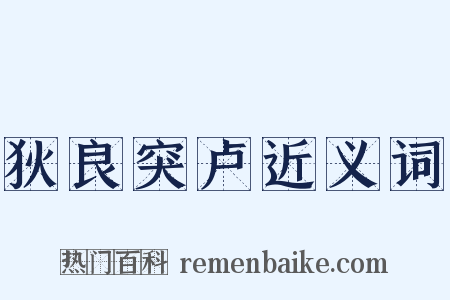 狄良突卢近义词是什么意思的图片
